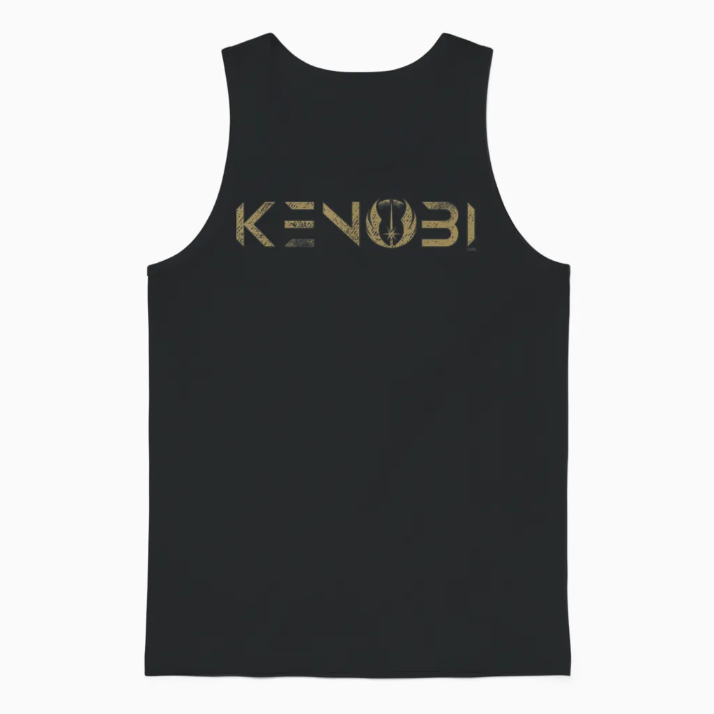 Star Wars Obi-Wan Kenobi Series Logo Unisex Tank Top in Black