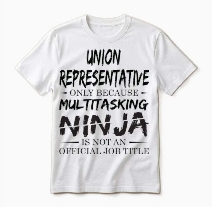 Ninja Union Representative Unisex T-Shirt in White