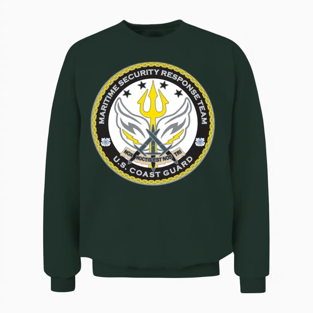 Maritime Security Response Team (u.s. Coast Guard) Unisex Sweatshirt in Forest