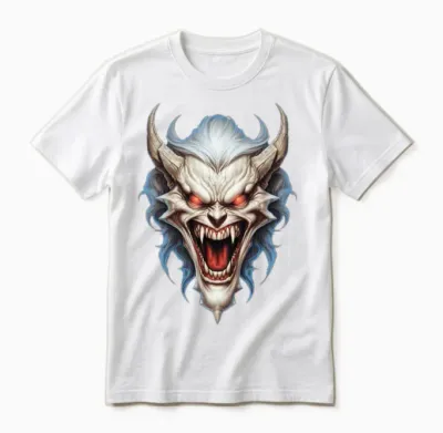 Horned Gargoyle Unisex T-Shirt - White
