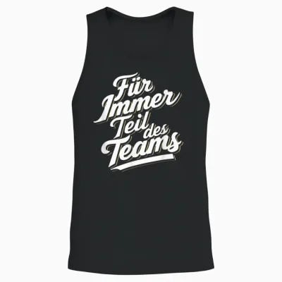 Für Immer Teil - Trainer Abschied Ruhestand Danke Fußball Unisex Tank Top - Black