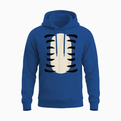 Tiger Shirt Adult Children Men Women Tiger Costume T-Shirt, Orange Unisex Hoodie - Royal