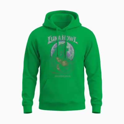 Poster Loup-Garou En Métal - Dark Fantasy Gothic Moon Unisex Hoodie - Irish Green