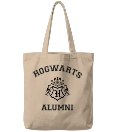 Harry Potter Hogwarts Alumni Tote Bags - Natural