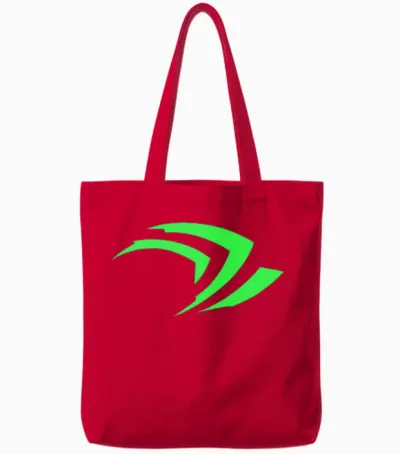 Nvidia Tote Bags - Red