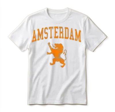 Amsterdam Unisex T-Shirt - White