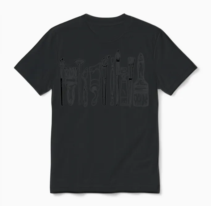 An Artists Weapon Unisex T-Shirt in Black