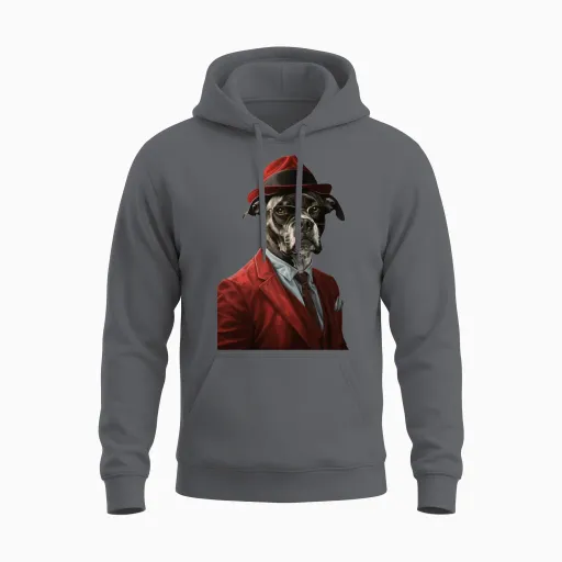 American Staffordshire Terrier Unisex Hoodie - Charcoal