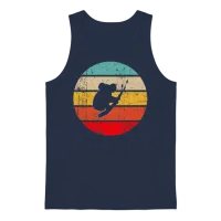 Koala Retro Unisex Tank Top - Navy – 1
