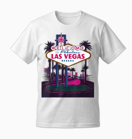 I Love Las Vegas Nevada City Vegas Souvenir Gifts Las T-Shirt, White, S Unisex T-Shirt - White