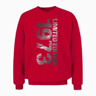 1973 Mann Frau 53. Geburtstag Limited Edition 53 Unisex Sweatshirt - Red