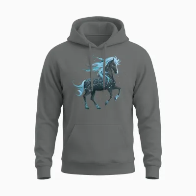 Star Horse Unisex Hoodie - Graphite Heather