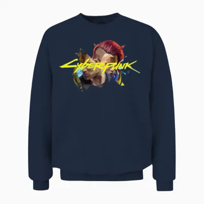 Cyberpunk 2077 Unisex Sweatshirt - Navy