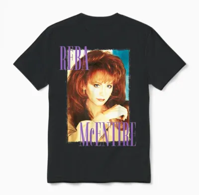 Reba: Greatest Hits Volume Two T-Shirt, Small, Black Unisex T-Shirt - Black