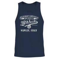 Forrest Sherman High School Naples Italy Wildcats Unisex Tank Top - Navy – 2