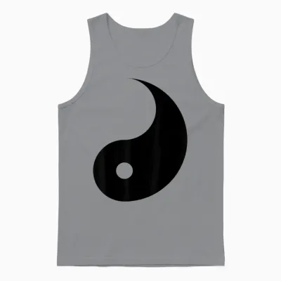 Yin – Yin Yang Paar-Kostüm, Brüder Und Schwestern, 1 Paar Unisex Tank Top - Sport Grey