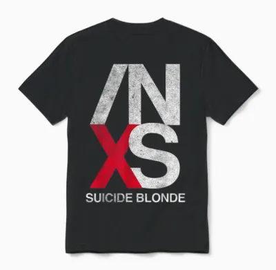 Inxs – Suicide Blonde T-Shirt, Black, S Unisex T-Shirt - Black