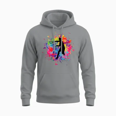 Tennis Unisex Hoodie - Sport Grey