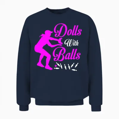 Dolls with Balls Unisex Sweatshirt - Navy