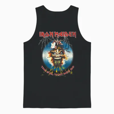 Iron Maiden - the Evil That Men Do Unisex Tank Top - Black