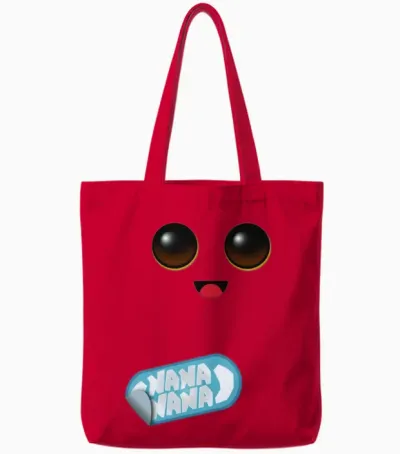 Peely Tote Bags - Red
