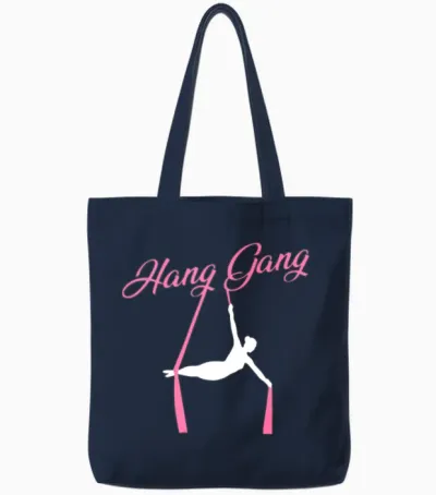 Aerial Silks. Aerial Silk Tote Bags - Navy