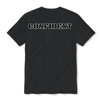 Confident Unisex T-Shirt - Black
