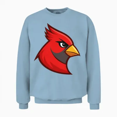 Cardinal Head For Unisex Sweatshirt - Light Blue