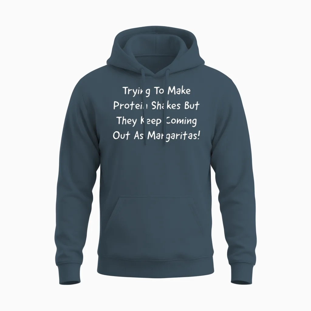 Funny Drunk Unisex Hoodie in Dark Heather