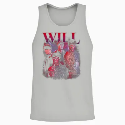 Stranger Things Will Heartthrob Officially Licensed Unisex Tank Top - Ash