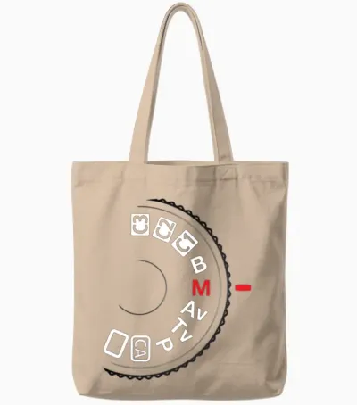 Shoot Manual Tote Bags - Natural