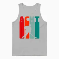 Geburtstagsshirt 8 Jahre Eishockey 8. Geburtstag Jungen Unisex Tank Top in Ash - 1