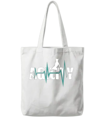 Agility Dogs - Agility Tote Bags - White