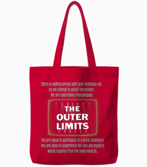 The Outer Limits Tote Bags - Red