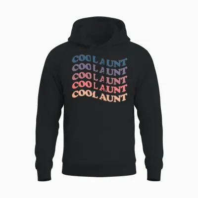 A Retro Rainbow for as and Aie Unisex Hoodie - Black