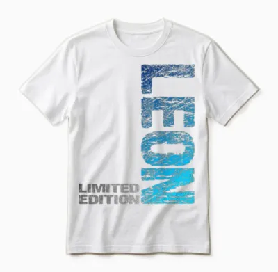 Leon Name First Name Boy Man Birthday T-Shirt, Black Unisex T-Shirt - White