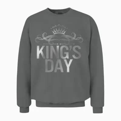 Kingsday Orange Amsterdam Koningsdag Kings Day Niederlande Unisex Sweatshirt - Graphite Heather