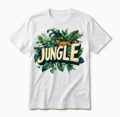 Jungle Adventure Costume for All Ages T-Shirt, Black Unisex T-Shirt - White