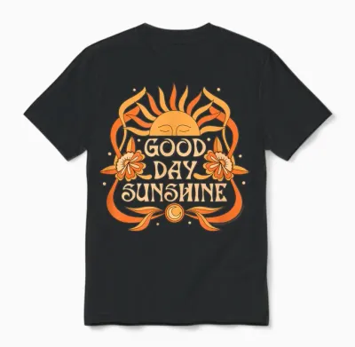 Die Beatles - Guten Tag Sonnenschein Unisex T-Shirt - Black