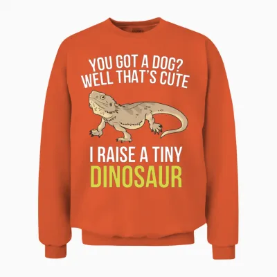 Bearded Dragon Bearded Dragon Lover Unisex Sweatshirt - Orange