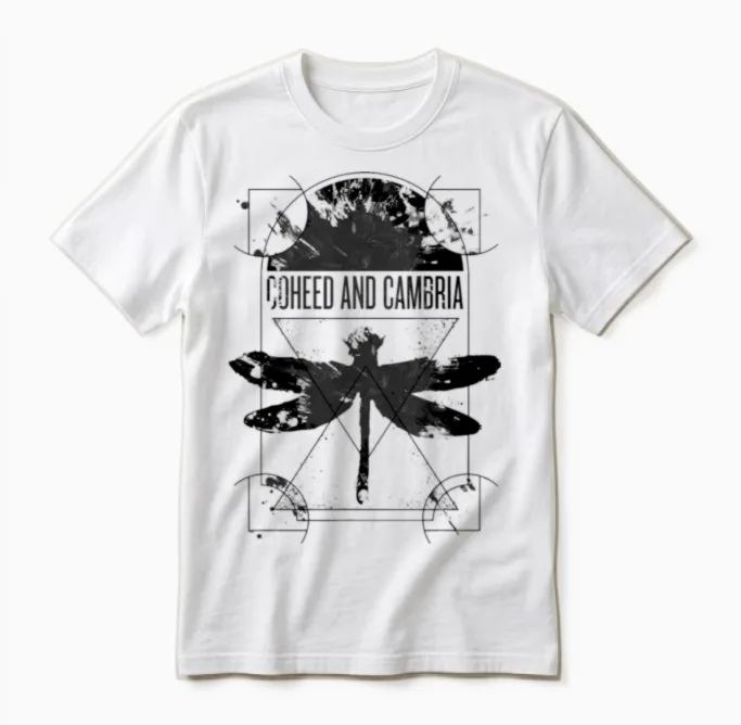 Coheed Und Cambria Dissect Unisex T-Shirt in White