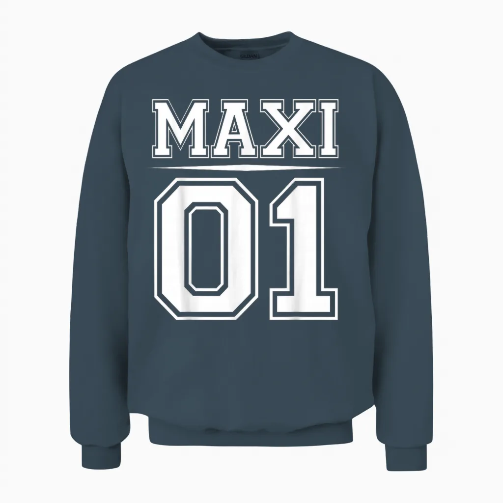 Maxi 01 Familien Outfit | Mutter Vater Kind Set Partnerlook Unisex Sweatshirt in Dark Heather