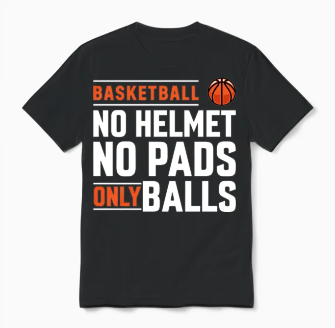 Funny Basketball Quotes Unisex T-Shirt in Black