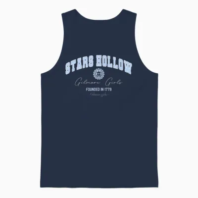 Gilmore Girls Star Hollow Unisex Tank Top - Navy
