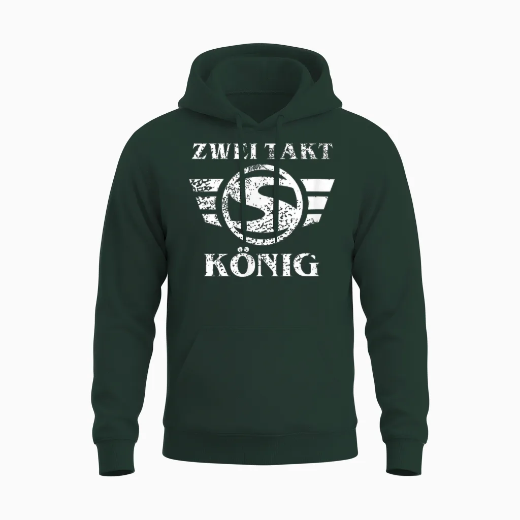 Suhl Simson S50 S51 Schwalbe Star Zweitaktmotor 2 Takt König Unisex Hoodie in Forest