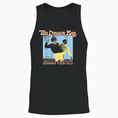 Visite D'été '22 Dates Unisex Tank Top - Black