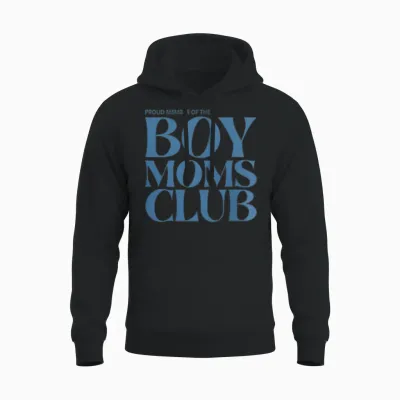 Boy Moms Club Unisex Hoodie - Black