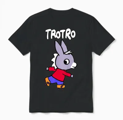 Child Trotro: Learning Adventure Cute Little Donkey Unisex T-Shirt - Black