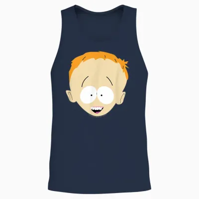 South Park Timmy Smile Face Halloween T-Shirt, Red, S Unisex Tank Top - Navy