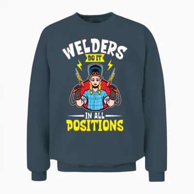 Welder Funny Funny Welding Gift Unisex Sweatshirt - Dark Heather